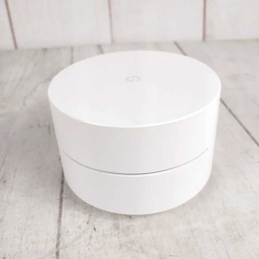 DENTED BUTTON - Google Mesh Wifi Router NLS-1304-25 - NO Power Cord - TESTED
